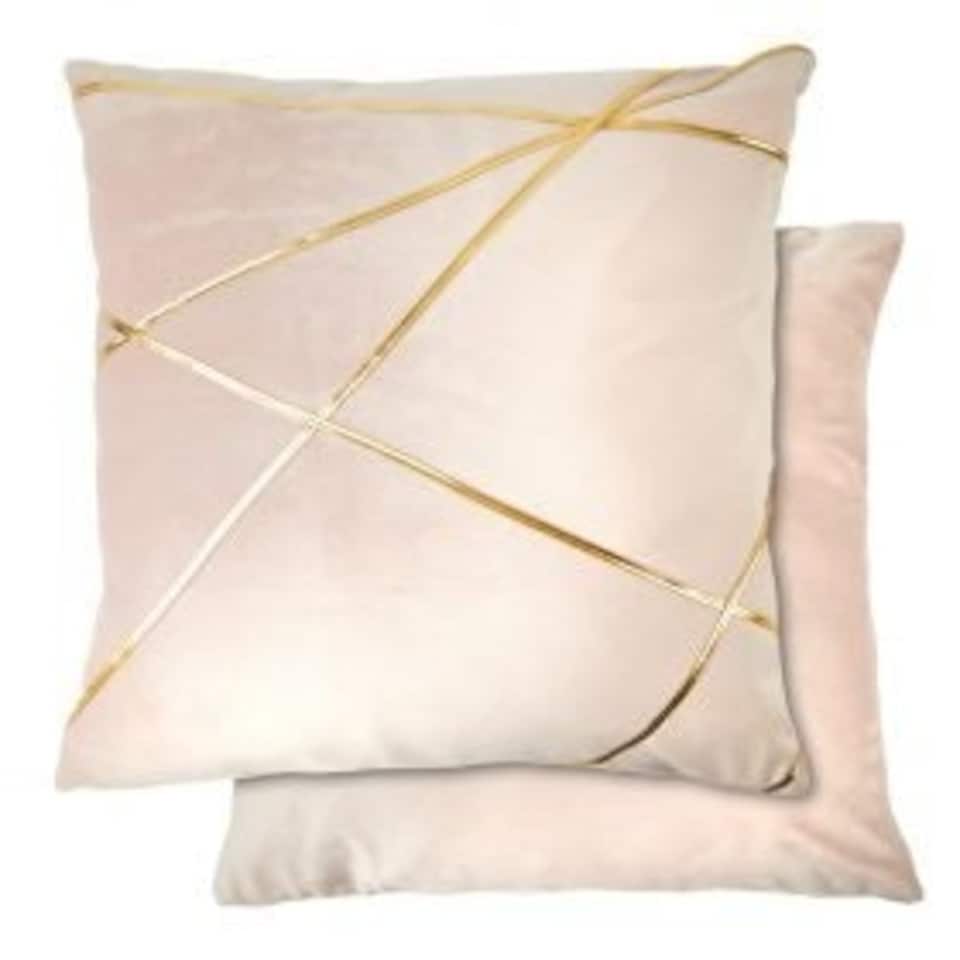 image 1 of Fractal Cushion Cover 43cm x 43cm Blush | Pink | Pink