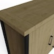 image 8 of Lowry 2 Door 4 Drawer Large Sideboard Driftwood Lacquered Solid Reclaimed Pine Brown