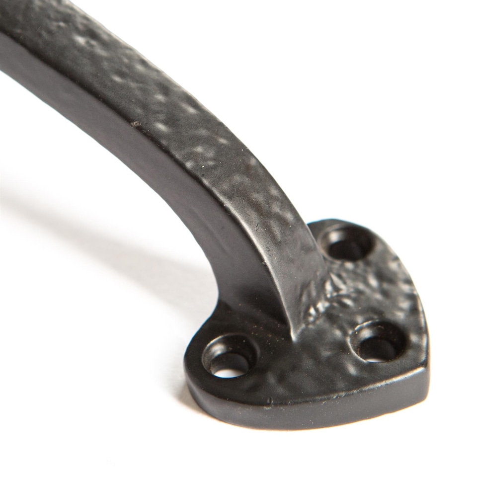 image 1 of Hammer & Tongs Rustic Arrowhead Door Handle - H100mm - Black | Black | Black