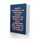 image 2 of Lucky From Most Handsome Perfect Husband For Him Husband Funny Birthday Card