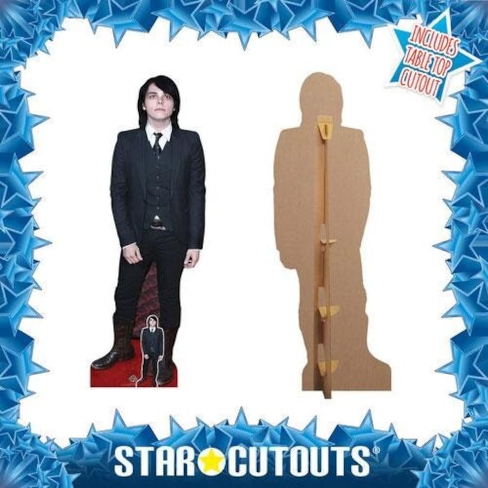 image 1 of Gerard Way Lifesize Cardboard Cutout 176cm
