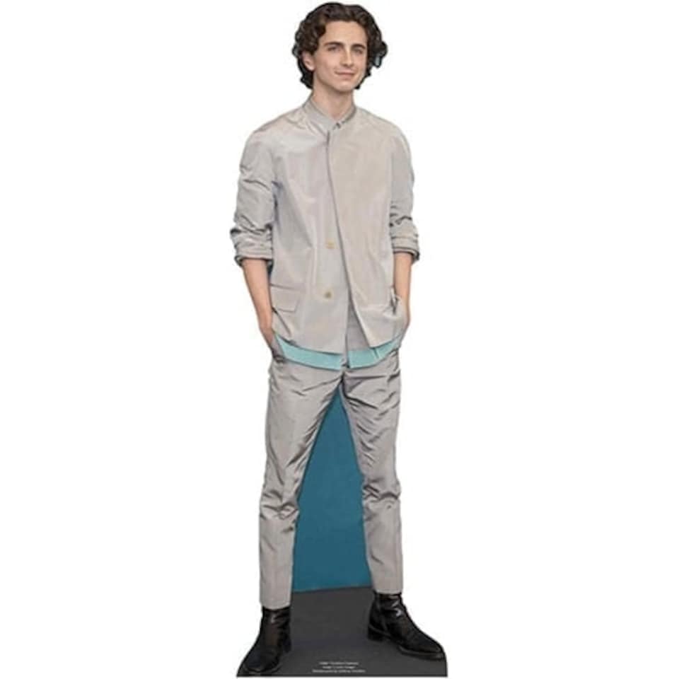 Timothee Chalamet Jacket Star Mini Cardboard Cutout 90cm