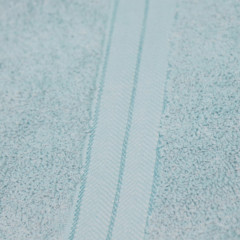 image 1 of OHS 4 x Luxury 100% Cotton 500GSM Bathroom Face Cloth Towel Blue | Denim Blue | Face cloth