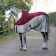 image 2 of Weatherbeeta Micro-Air Standard-Neck Horse Cooler Rug - Burgundy/Grey - 5´ 6"