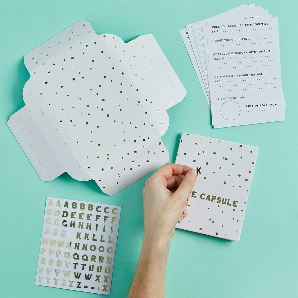 image 1 of Customisable Memory Time Capsule Box