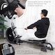 image 3 of HOMCOM Magnetic Foldable Rower with 16-Level Adjustable Resistance for Home, Gym