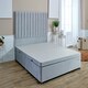 image 4 of Sophia Divan Ottoman Plush Superking Bed Frame - Silver