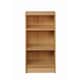 image 1 of Essentials Small 3 Tier Cube Bookcase Display Shelving Storage Unit Wood Furniture Oak