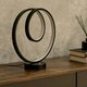 image 3 of ValueLights Infinity Black Loop Integrated LED Table Lamp