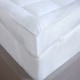 image 2 of Luxury Microfibre Mattress Topper 10 Cm Deep (White) | White | King | 1
