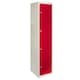 image 3 of 3 x Metal Storage Lockers - Four Doors, Red - Flatpack Red