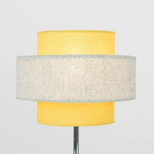 ValueLights Modern Yellow And Chrome Dimmable Touch Bedside Table Lamp