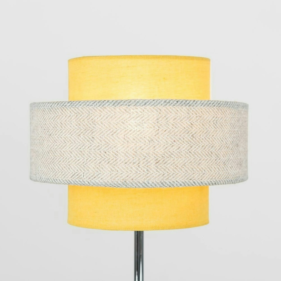 image 1 of ValueLights Modern Yellow And Chrome Dimmable Touch Bedside Table Lamp