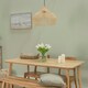 image 2 of ValueLights Anais Easy Fit Rattan Lampshade Natural Twisted Wicker Effect Ceiling Shade - Bulb Included