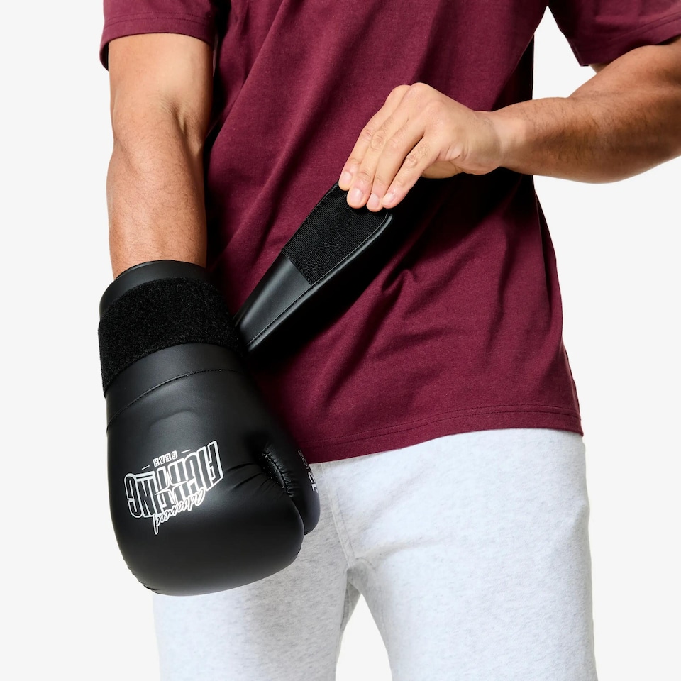 image 1 of Decathlon Boxing Training Gloves with Ergonomic Foam