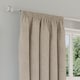 image 2 of Enhanced Living Dallas Blackout Thermal Natural Curtains with 3 inch Tape Top Header (PAIR) - 66x90 inch (168x229cm)