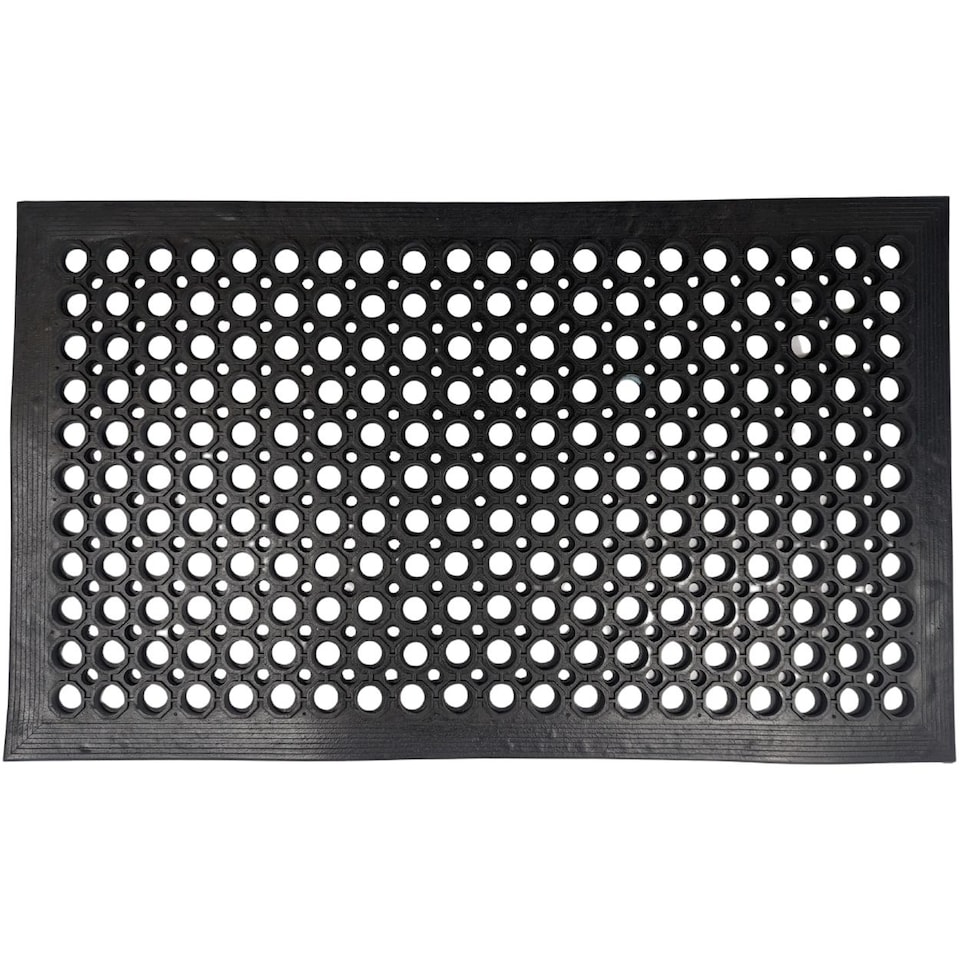 image 1 of Rubber Door Mat - 10.3m x 0.9m - Non-Trip Ramp Edge - Heavy Duty - Non Slip - Wheelchair & Pushchair Friendly