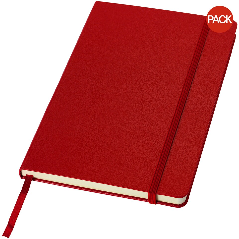 image 1 of JournalBooks Classic Office Notebook (Pack of 2) - Red - 21.3 x 14.4 x 1.5 cm