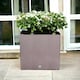 image 2 of Rato Case Tall Rattan Rectangle Flower Pot | Brown | 1