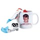 image 1 of David Bowie Aladdin Sane Mug and Sock Set - White/Black/Blue - 7 UK-11 UK
