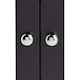 image 9 of VonHaus Shrewsbury Black Bathroom Mirror Cabinet with Storage