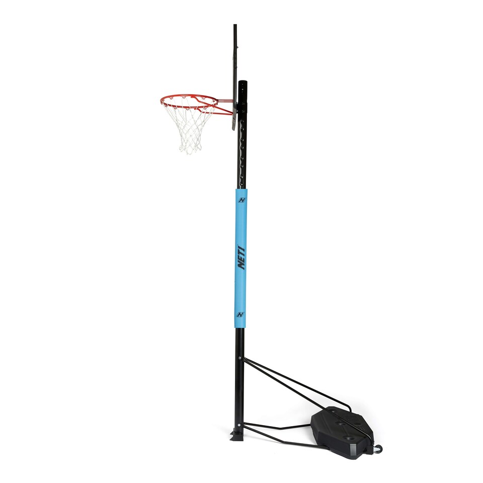 image 1 of NET1 Competitor Basketball Hoop - 111 x 71 cm Backboard, Adjustable 2.28-3.05 m, 38 L Portable Base | Multi | BLACK | 4396