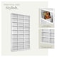 image 4 of CD Shelf Unit Christel - 27 compartments for up to 1080 CDs White