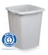 image 5 of Durable 90L Waste Bin Grey | Strong Square Recycling Bin | DURABIN | Grey