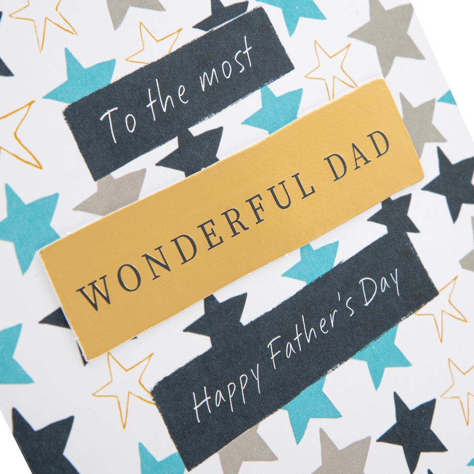 image 1 of Hallmark Father's Day Card For Dad - 'Most Wonderful' Design