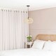 image 2 of ValueLights Caspian Wood - Rattan Natural Oval Ceiling Pendant Shade