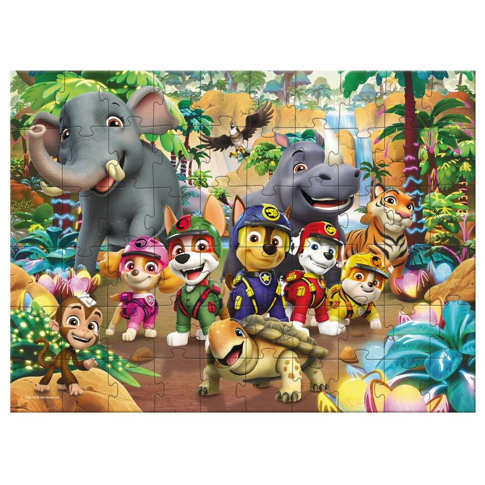 image 1 of Dodo Paw Patrol Jungle Pups 60 Piece Jigsaw Puzzle