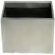 image 2 of Primrose Zinc Galvanised Rectangular Silver Rectangular Planter 100cm x 40cm