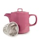 image 1 of Scandi Home Oslo Pink Artisan Glaze Ceramic 1L Infuser Teapot
