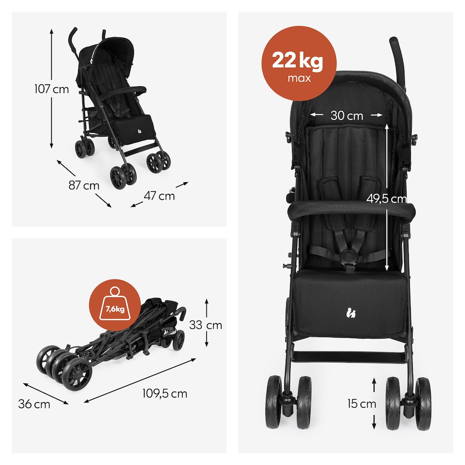 image 1 of hauck Fold N Care - Black