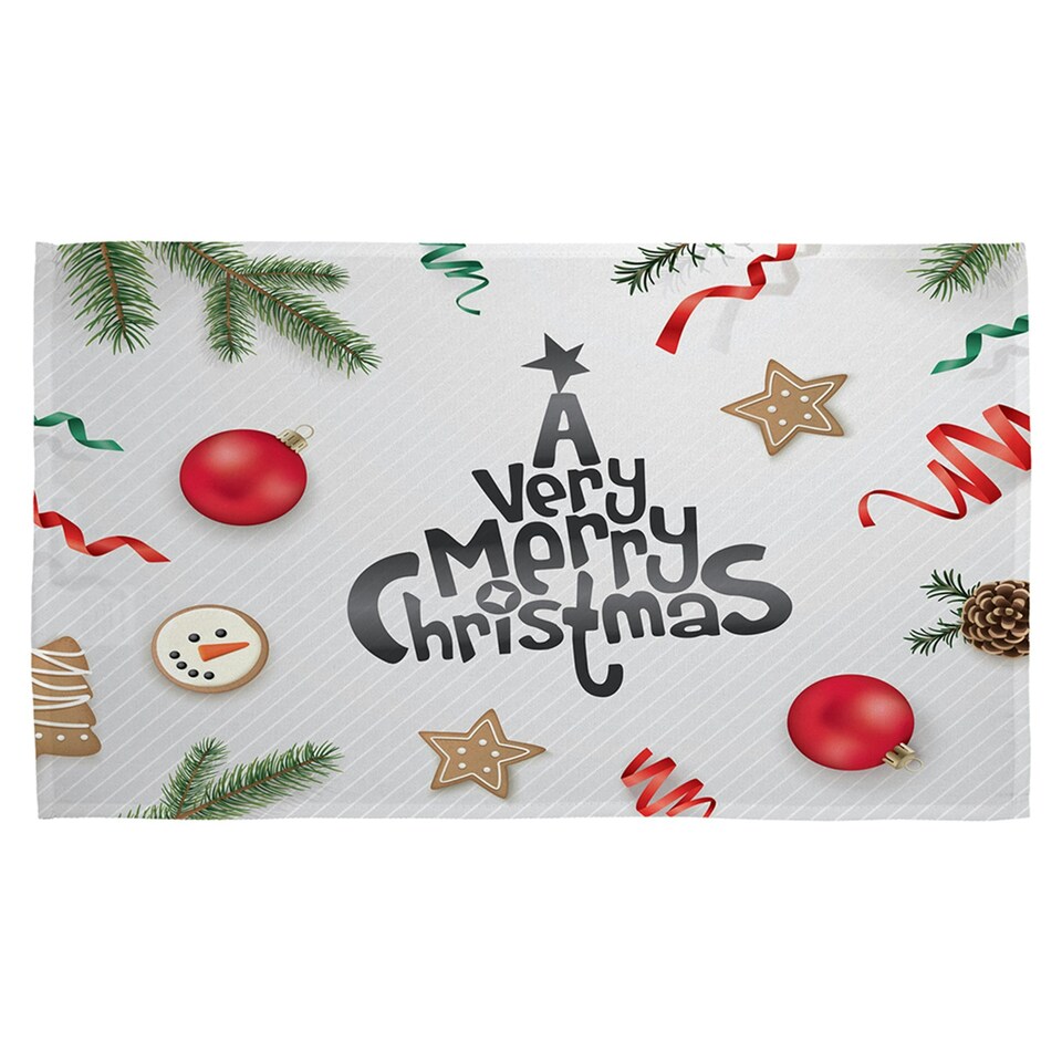 Christmas greeting design (kitchen towel)