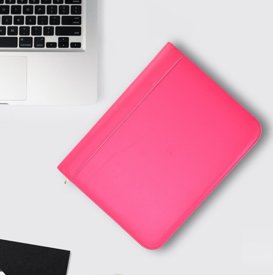 image 1 of ARPAN A4 Conference Folder Portfolio – Executive Business Organiser with Calculator, Writing Pad, Pen Holder & Document Storage for Office, Meetings & Interviews