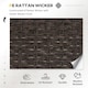 image 3 of Outsunny 5 Pieces Outdoor Patio Furniture Set Wicker Conversation Set Brown