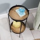 image 4 of Solna Small Side Table in Black