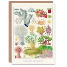 William Saville Kent Art Card Great Barrier Reef Alcyonaria