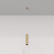 image 1 of Maytoni Focus Slim Pendant Ceiling Light Matt Gold GU10