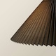 image 4 of ValueLights Akira Black Paper Pleated Single Drop Ceiling Pendant Light