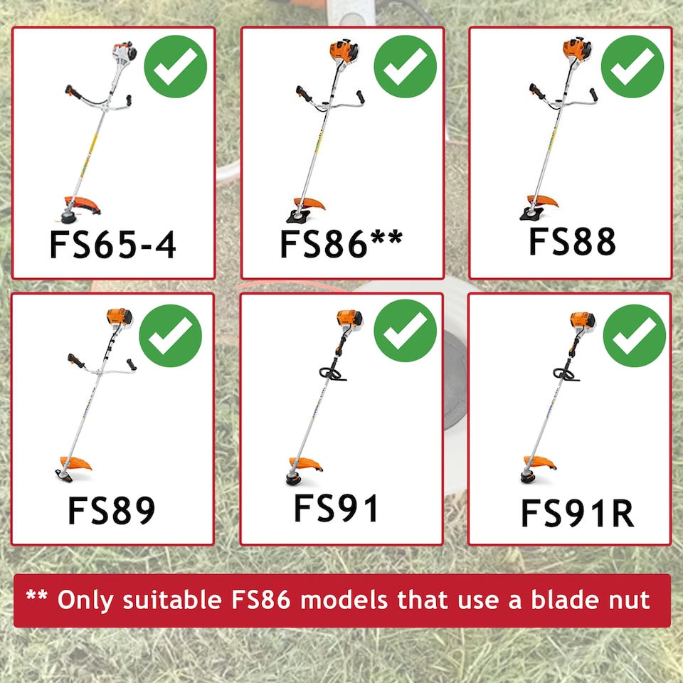 image 1 of SPARES2GO Trimmer Head Spool for Stihl FS65-4 FS88 FS89 FS91 FS91R Brushcutter 10mm