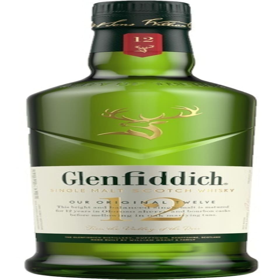 image 1 of Glenfiddich 12 Year Old Whisky And Dark Sea Salt Charbonnel Chocolates Box 70cl 40% abv