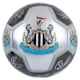 image 1 of Newcastle United FC Signature Metallic Football - Silver/Black/Green - 5