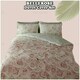 image 8 of VELVETIO Bellerose Floral Printed Duvet Cover Set Rebersible Polycotton Beddings Green | Duck Egg | Double