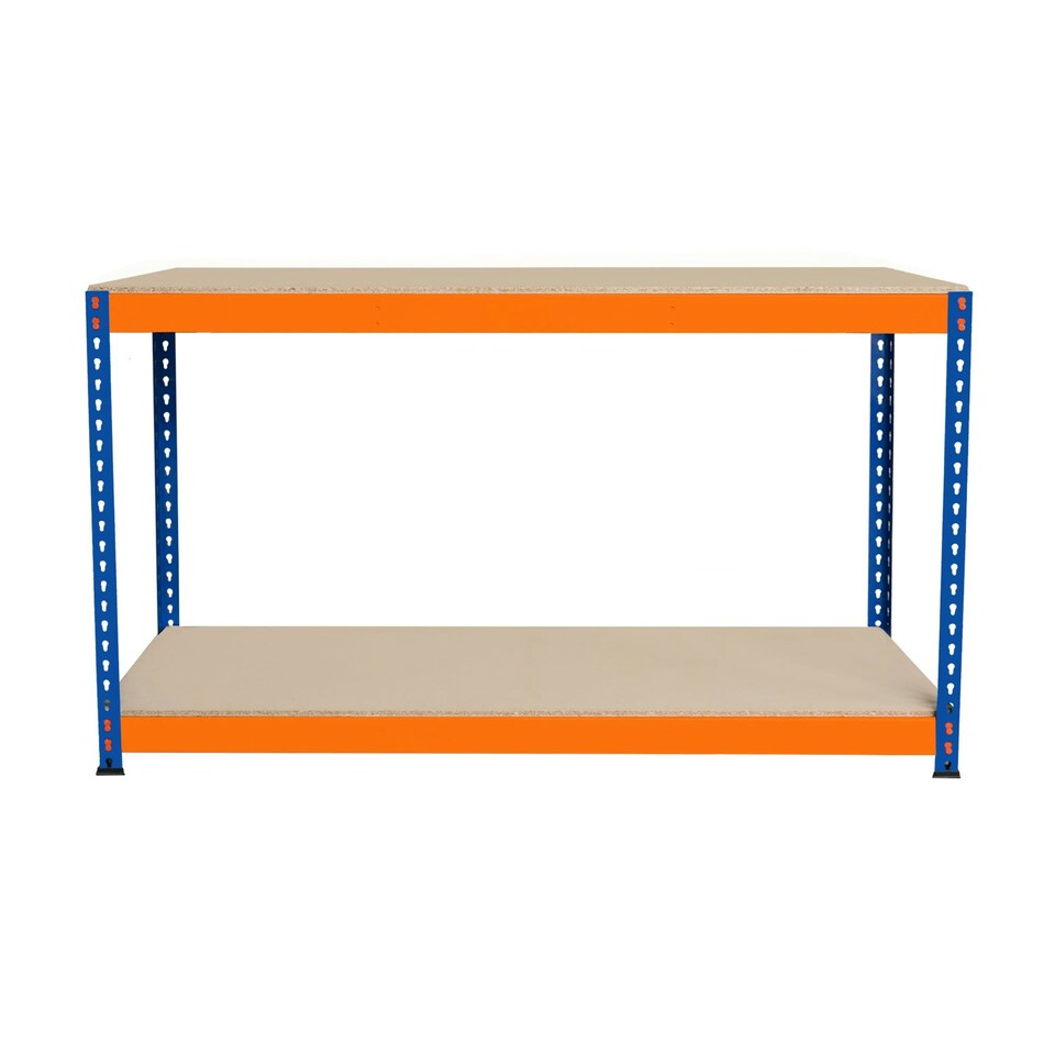image 1 of S-Rax 2 Tier Workbench - 150cm x 45cm x 90cm Orange