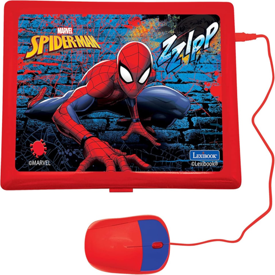 image 1 of Lexibook JC598SPI1 Spider-Man Bilingual Educational Laptop with 124 Activities