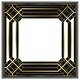 image 3 of Art deco black frame (Picture Frame) Brown | XL