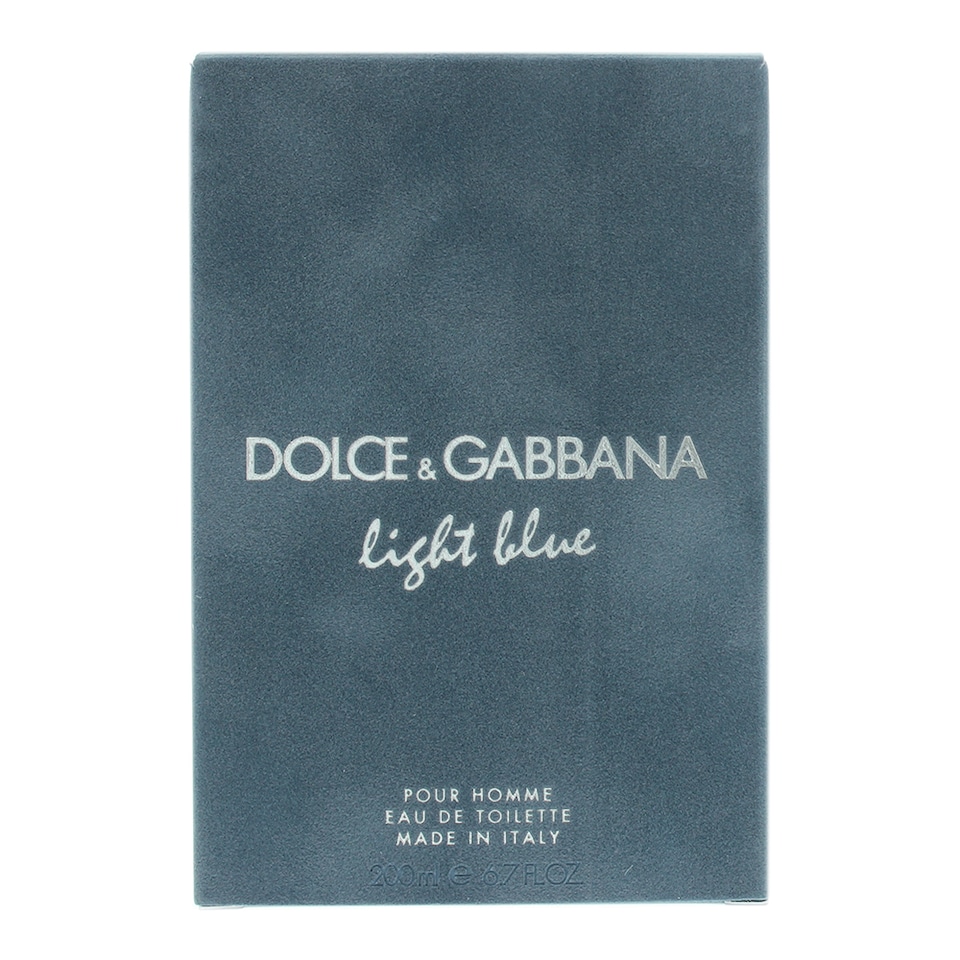 image 1 of Dolce & Gabbana Light Blue Pour Homme Eau de Toilette 200ml Spray for Him