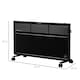 image 3 of HOMCOM Convector Radiator Heater w/ Adjustable Thermostat  Safety Cut-Off, Black